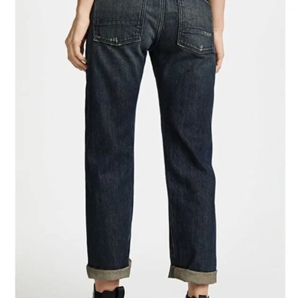 VINCE BOYFRIEND SLOUCH DARK JEANS - Picture 9 of 10